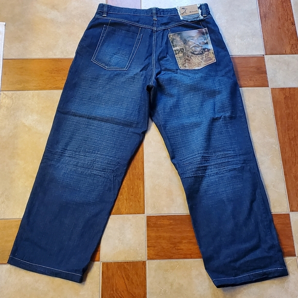 2pac Makaveli holographic pocket jeans - Picture 3 of 6